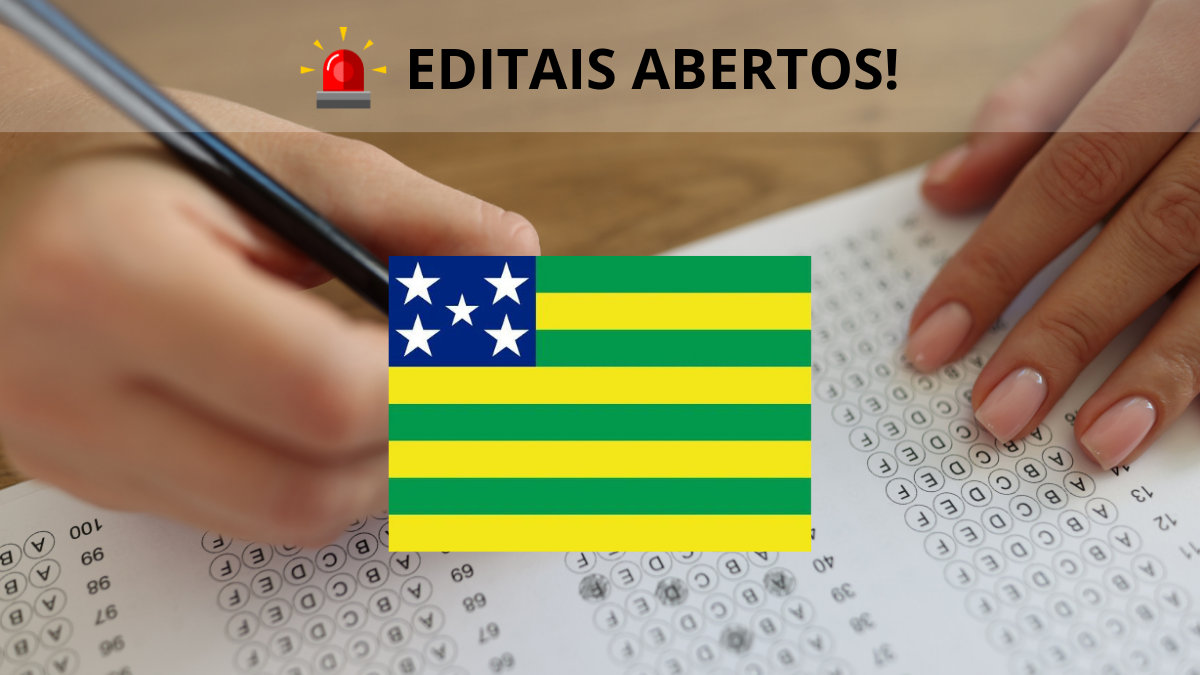 Concursos públicos abertos em Goiás
