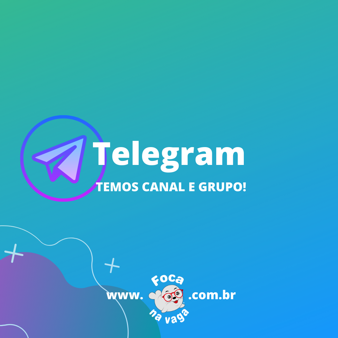 telegram foca na vaga