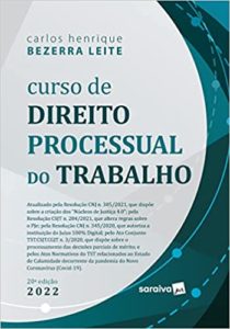 Livro Carlos Henrique Martins Processual do Trabalho