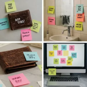 Postit com gatilhos mentais
