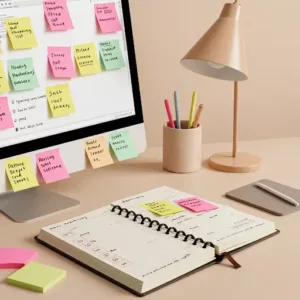 Lembretes em post-it