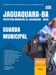 Apostila concurso Guarda Municipal de Jaguaquara Bahia