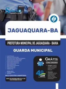 Apostila concurso Guarda Municipal de Jaguaquara Bahia Editora Solução