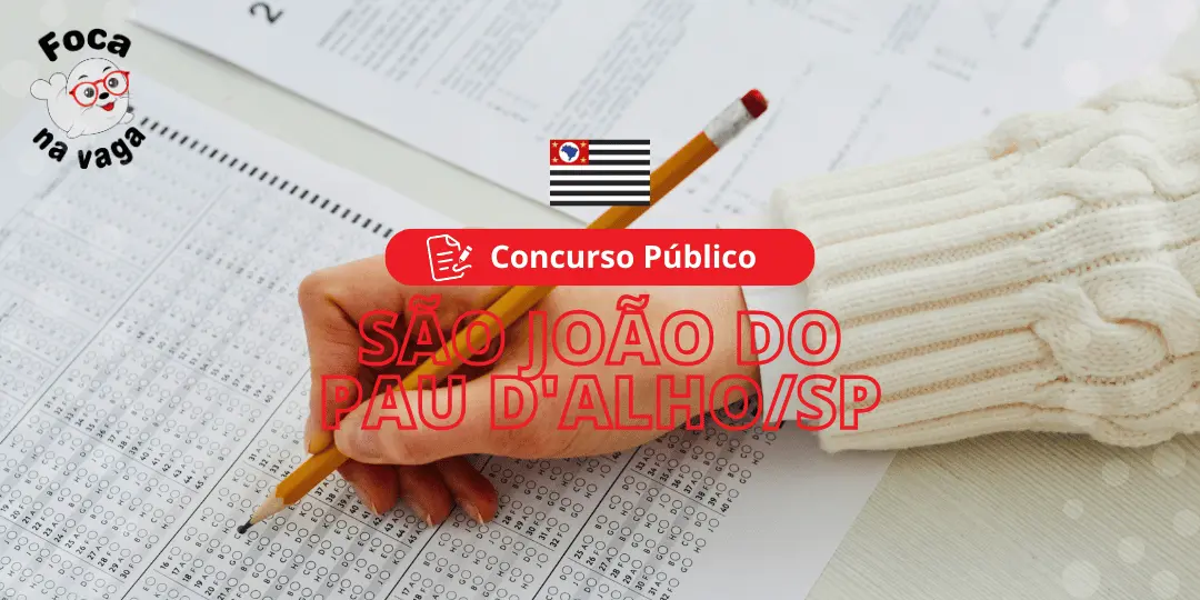 Concurso Público da Prefeitura Municipal de São João do Pau D'Alho SP