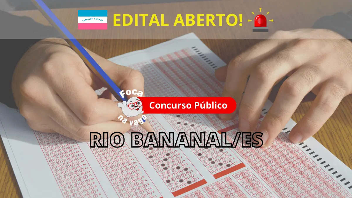 Concurso público da Prefeitura de Rio Bananal/ES