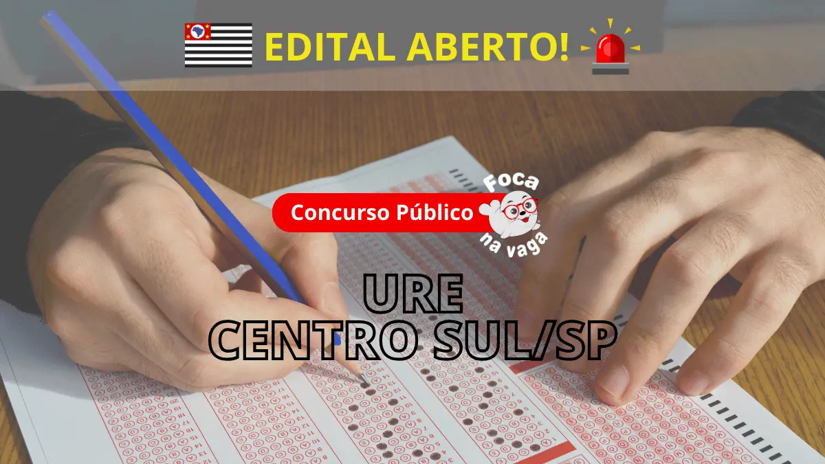 Concurso público da URE Centro Sul/SP
