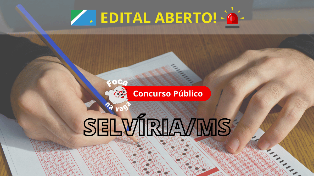 Concurso público da Prefeitura de Selvíria MS