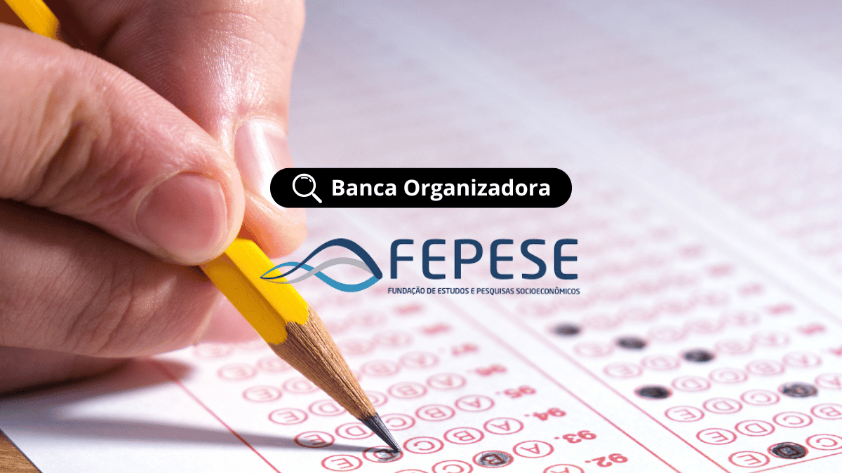 Banca organizadora Fundação de Estudos e Pesquisas Socioeconômicos (FEPESE)