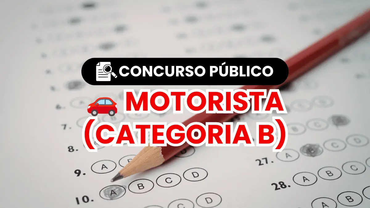 Concurso Público para Motorista (Categoria B)